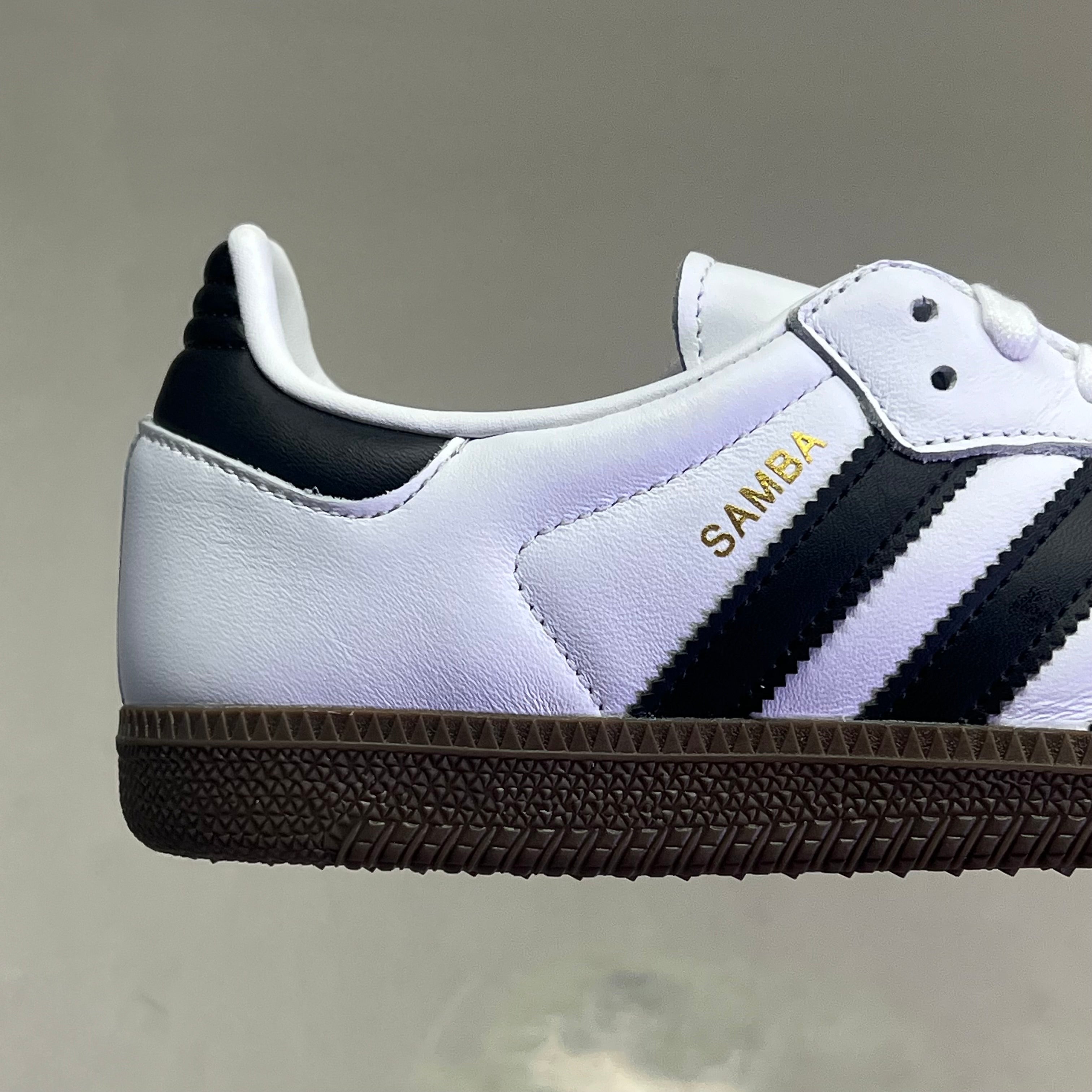 ZA@ ADIDAS Samba OG Sneaker Regular Fit Men's Sz 7.5 Black/White/Grey B75806 (As-is)