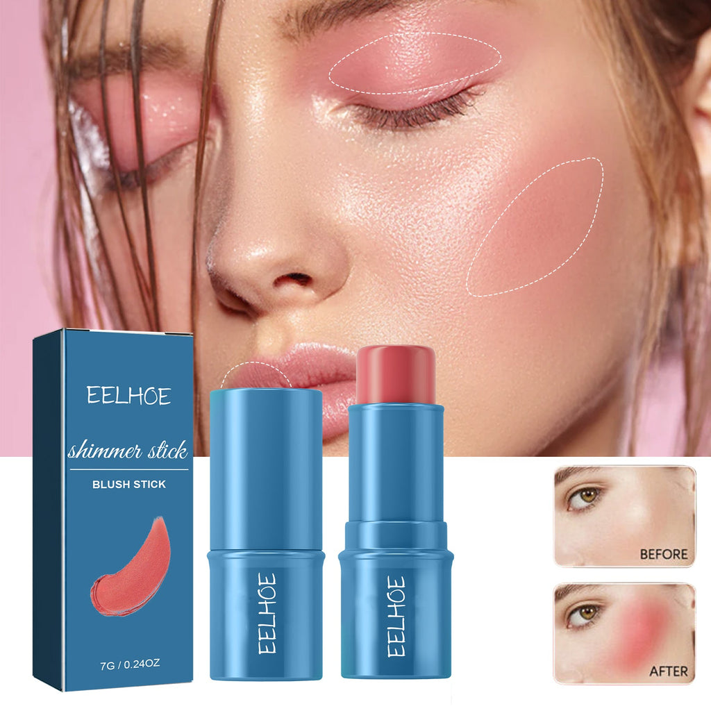 Blush Stick, Three-Dimensional Brightening Natural Waterproof Lightweight Lazy Body Contouring Cream