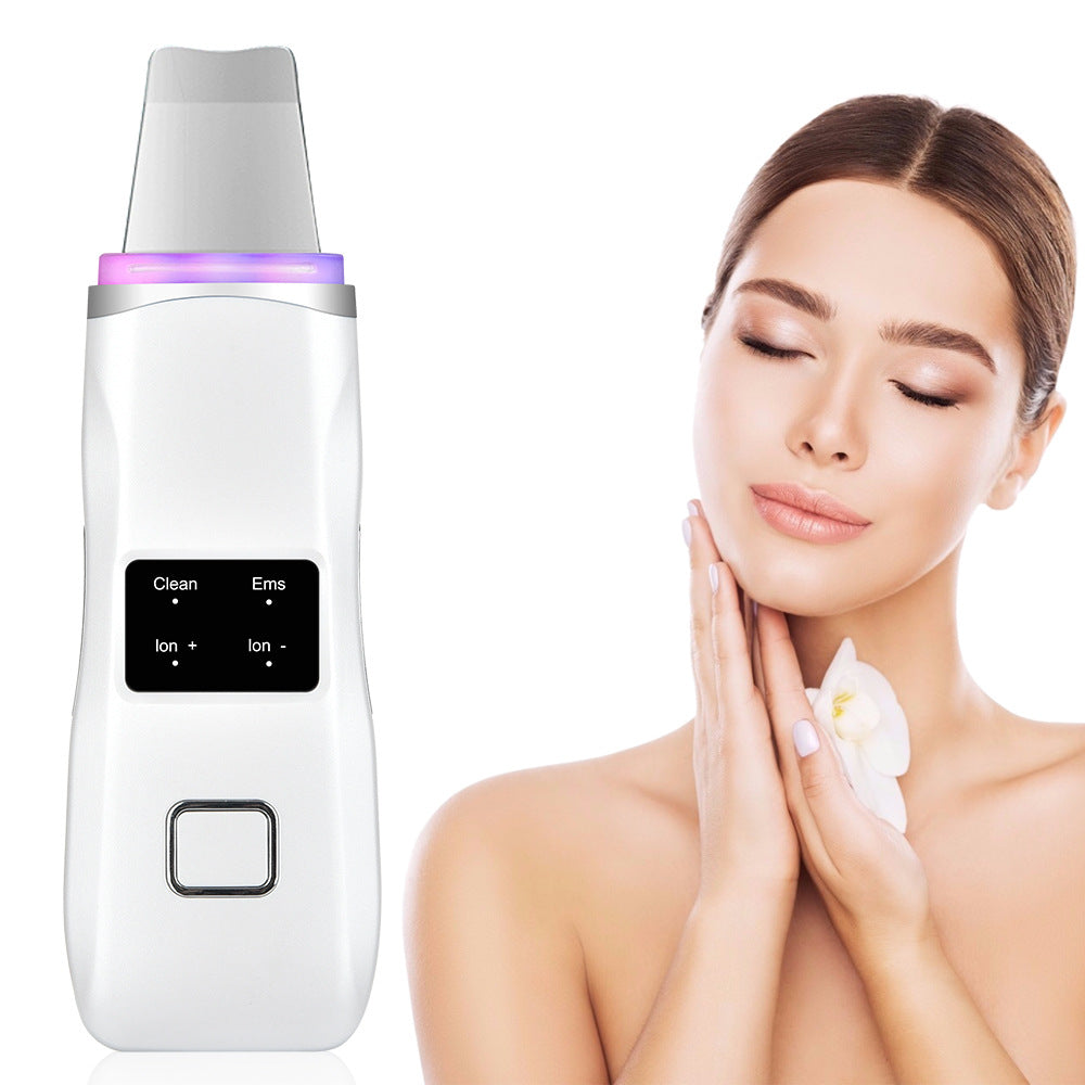 Ultrasonic Peeling Machine HailiCare Positive And Negative Ions Red And Blue Light To Remove Blackheads And Acne Beauty Instrument