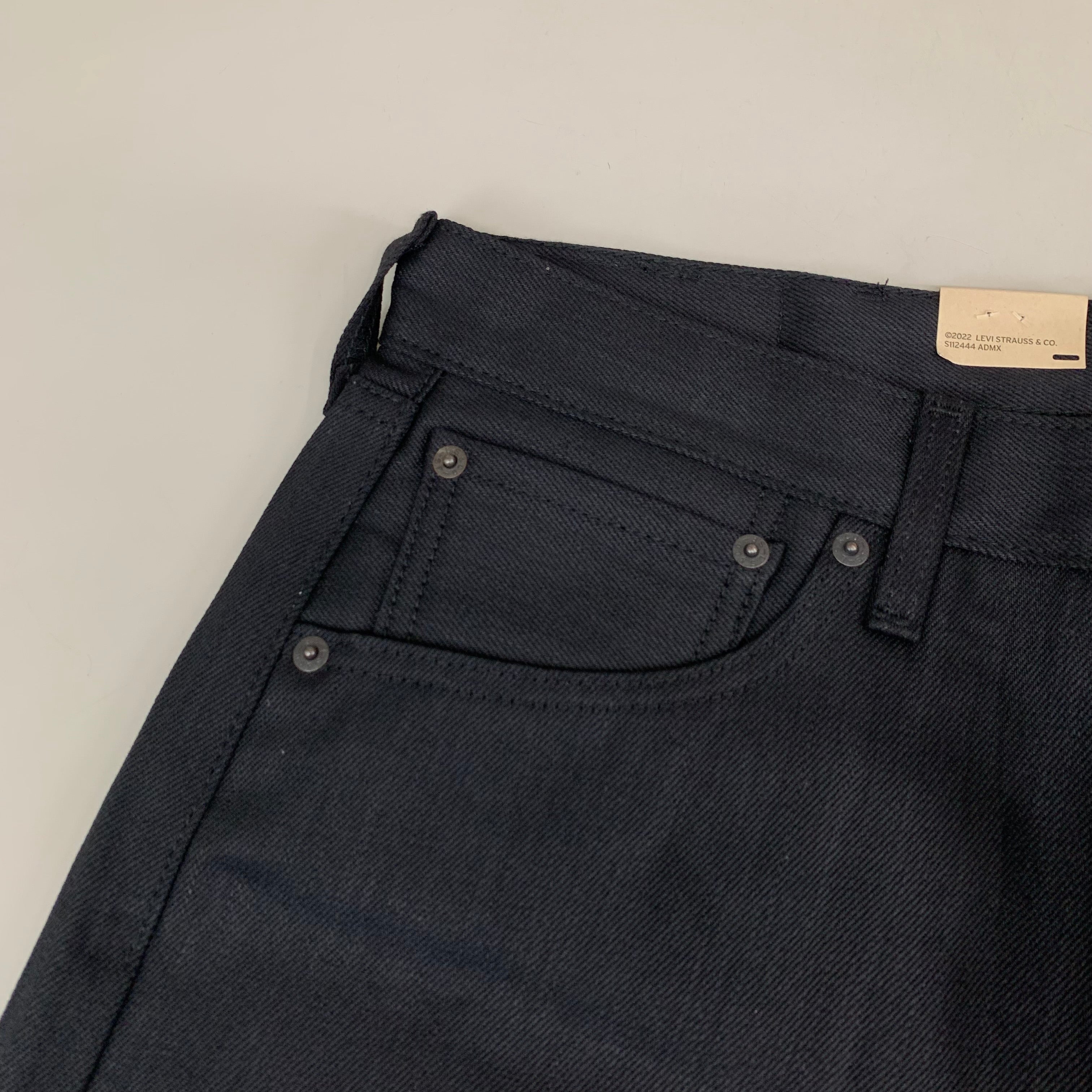 LEVI'S 501 Originals Shrink To Fit Straight Leg Jeans Men's Sz 38 x 34 Black