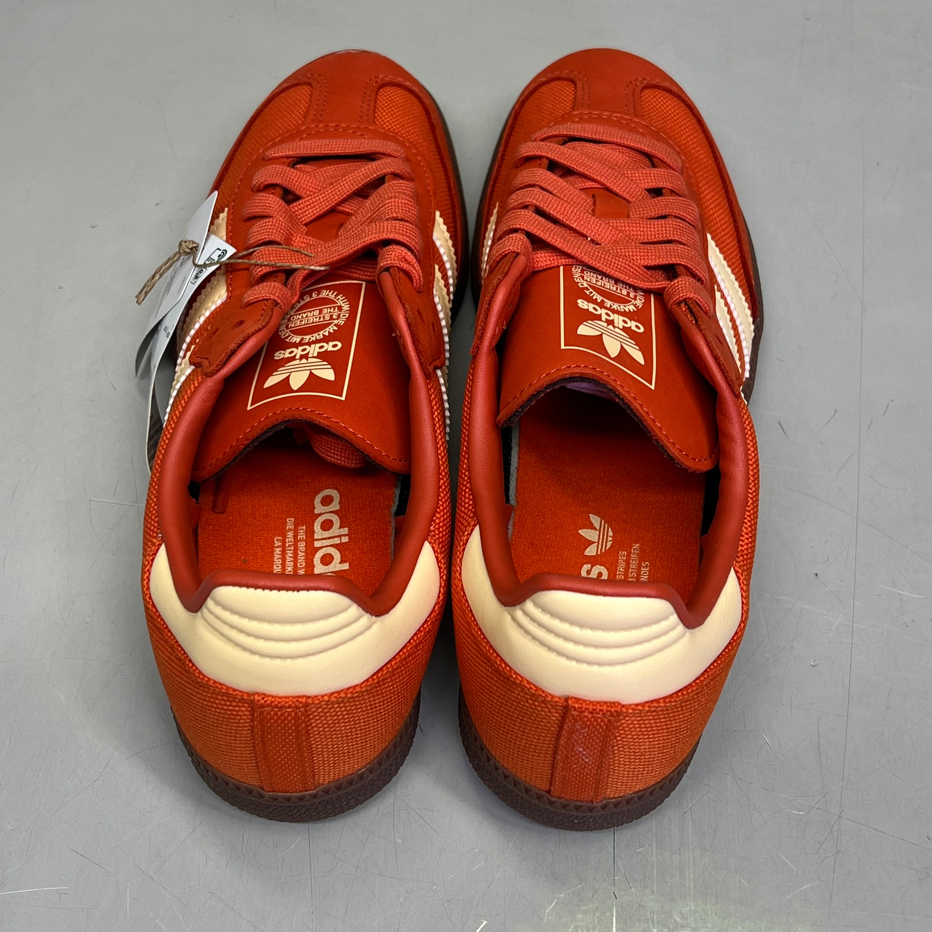 ZA@ ADIDAS Samba OG Soccer Inspired Sneaker Men's Sz 7.5 Collegiate Orange ID1453