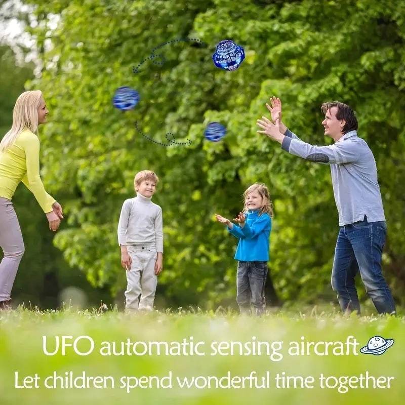 Flying Magic LED Spinner Ball – Rechargeable Drone Toy Gift for Kids