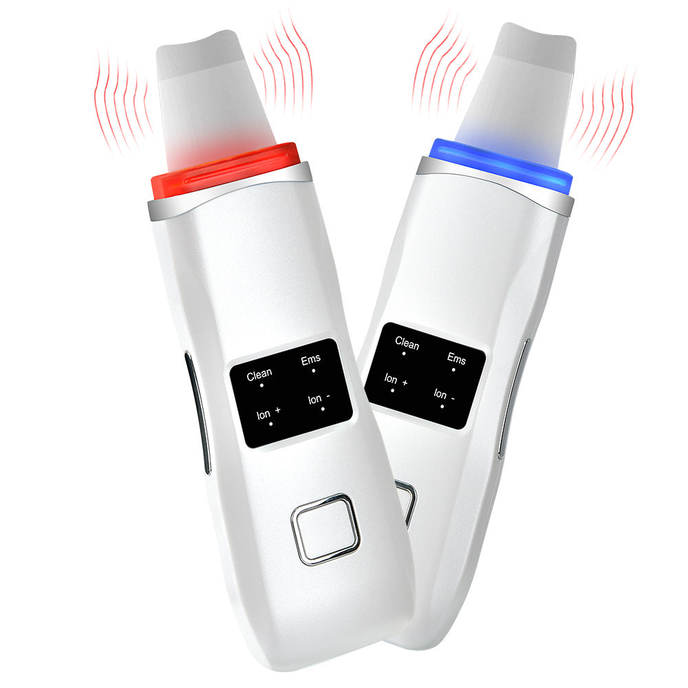 Ultrasonic Peeling Machine HailiCare Positive And Negative Ions Red And Blue Light To Remove Blackheads And Acne Beauty Instrument