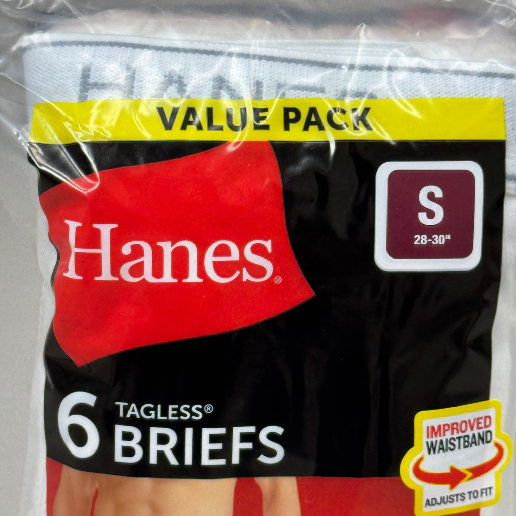 HANES (6 PACK!) Men's Cool Comfort Boxer Briefs Sz S 28-30" White 2252P6