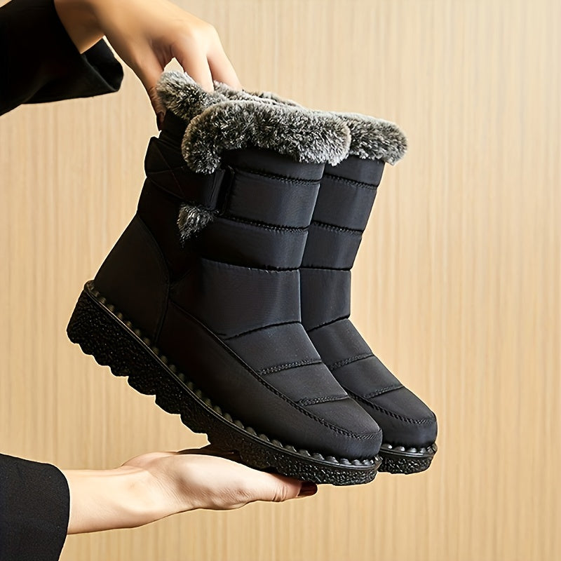 Winter Boots for Women New Long Plush Snow Boots
