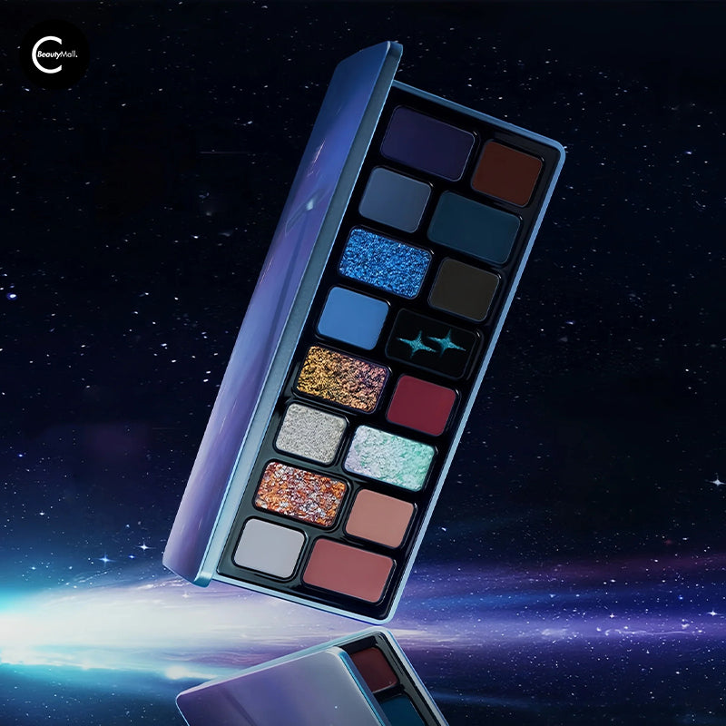 CHEERYEP (QIANYAN) x @freya86_ff 16-Color Natural Star Eye Shadow Palette - #15Starcore