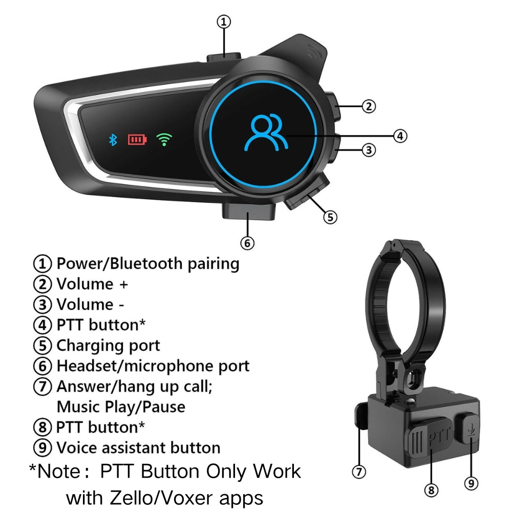 Ruyage Radio Motorcycle Helmet Headphones