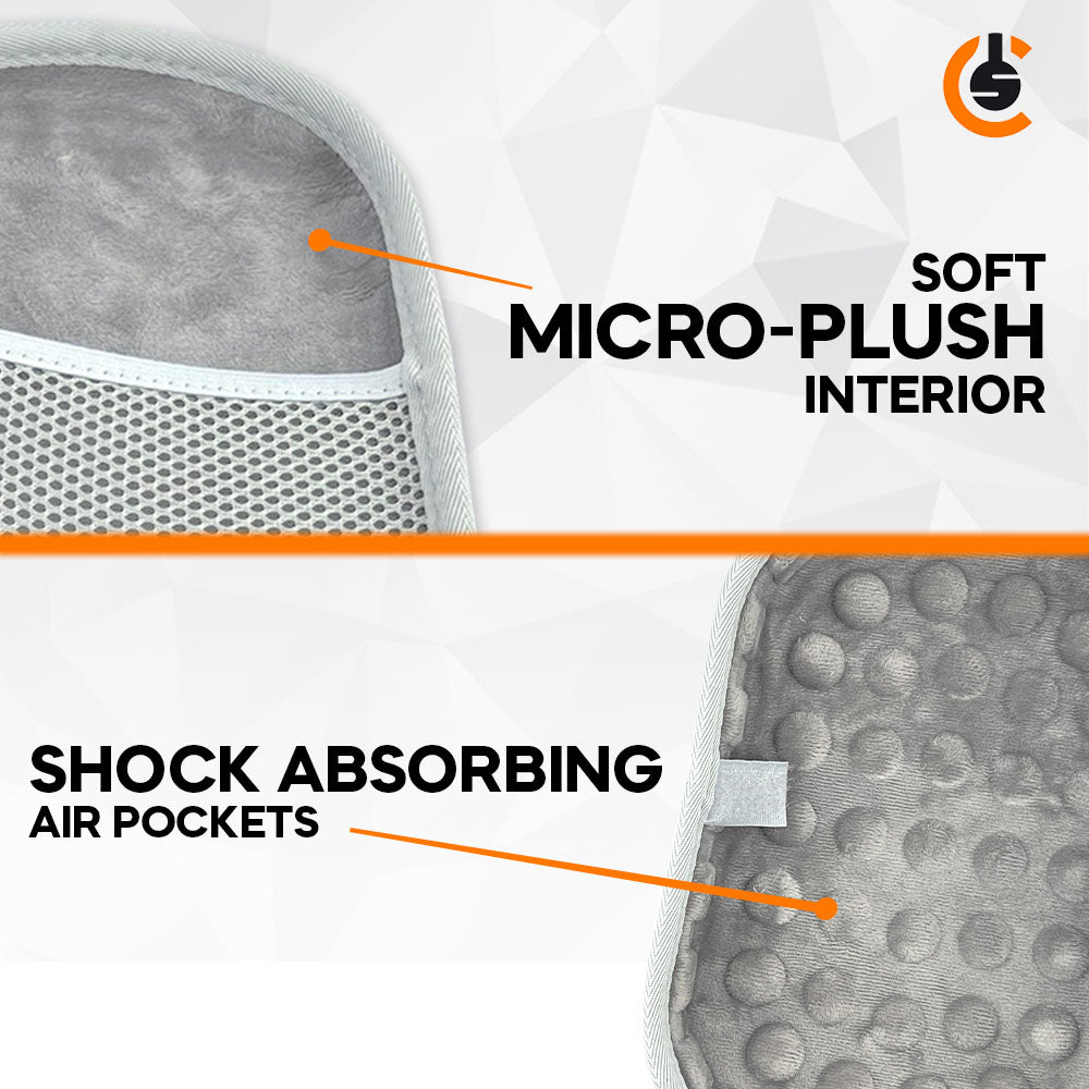 CentralSound EVA Hard Zippered Headphones Protective Carrying Case - Black