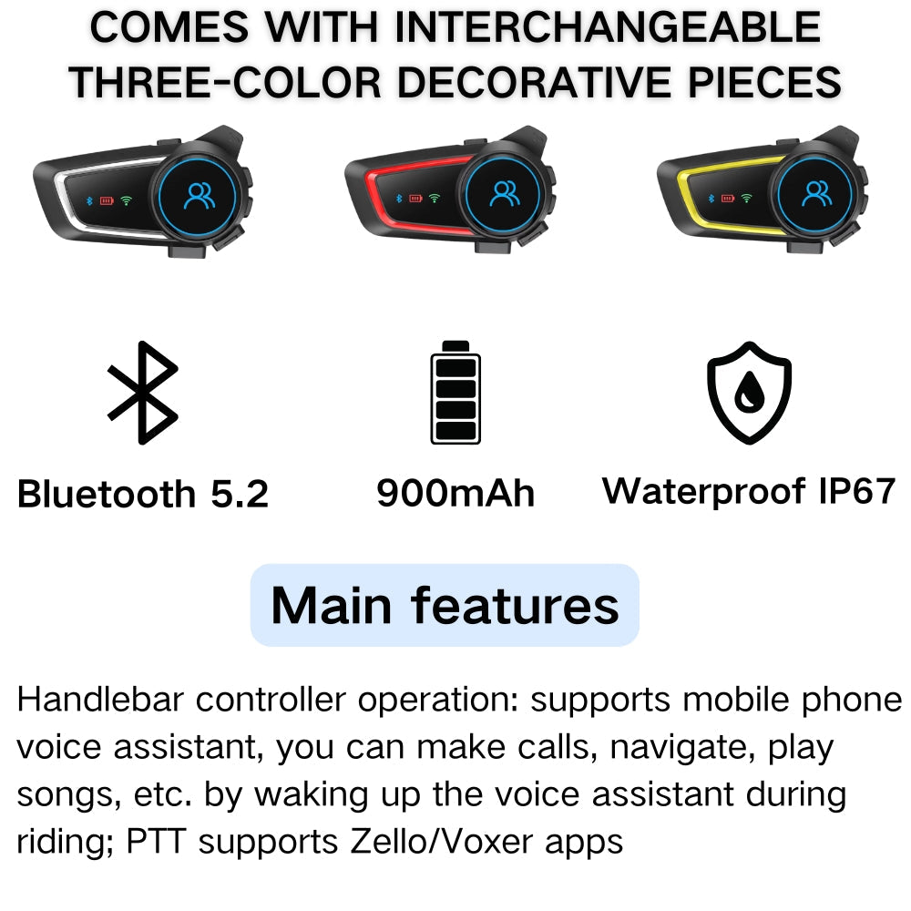 Ruyage Radio Motorcycle Helmet Headphones