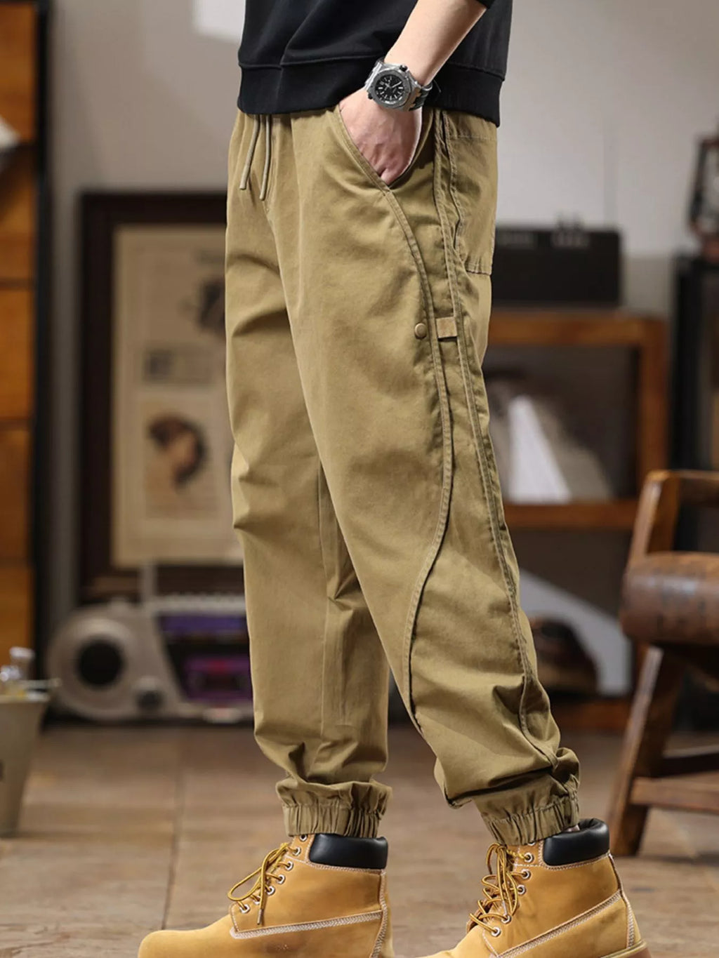 Men's Drawstring Jogger Plus Size