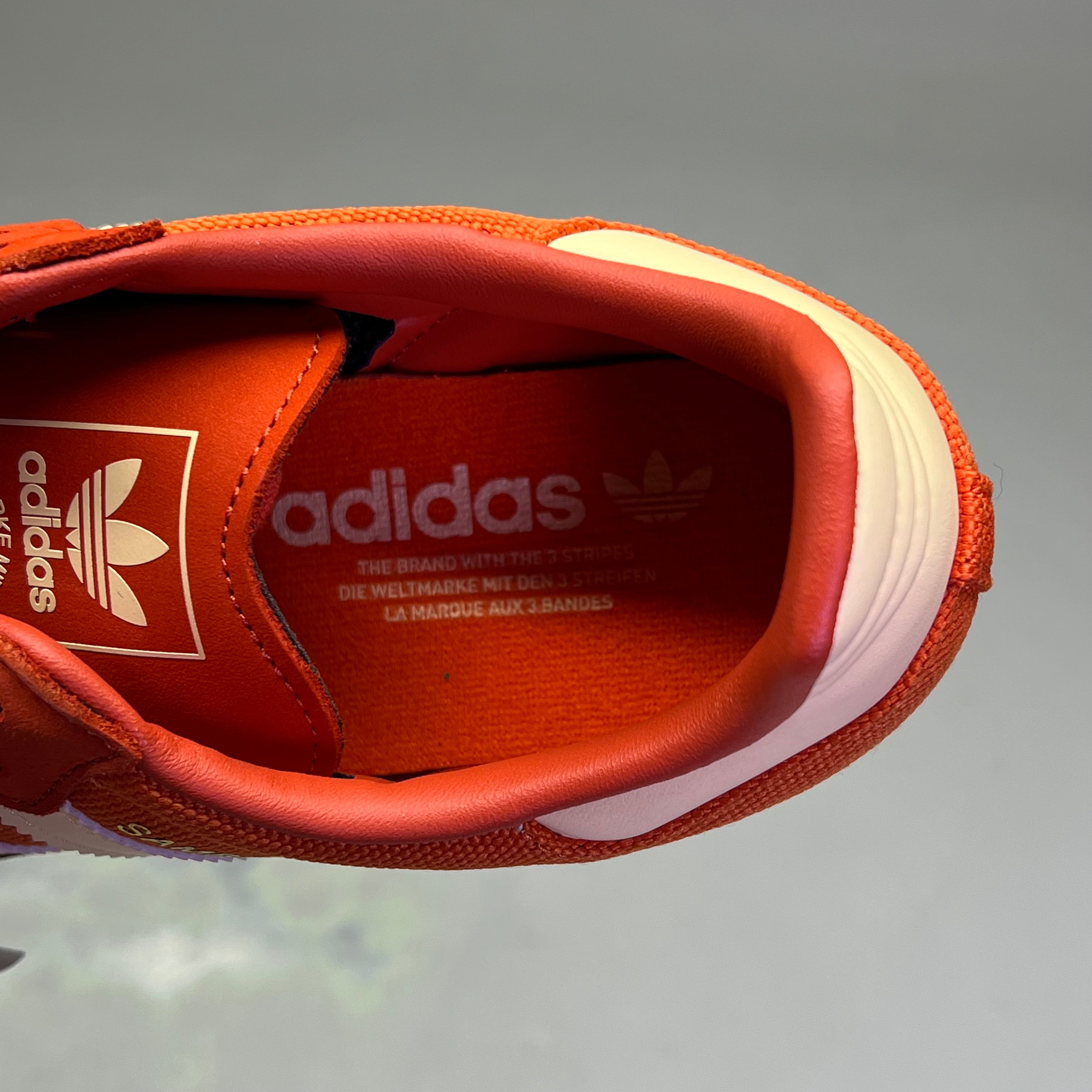 ZA@ ADIDAS Samba OG Soccer Inspired Sneaker Men's Sz 7.5 Collegiate Orange ID1453