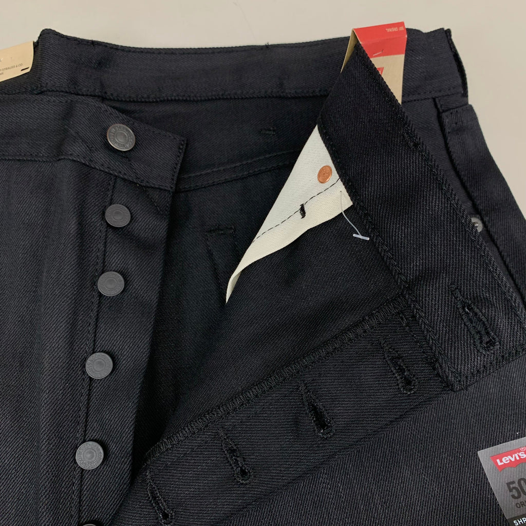 LEVI'S 501 Originals Shrink To Fit Straight Leg Jeans Men's Sz 38 x 34 Black
