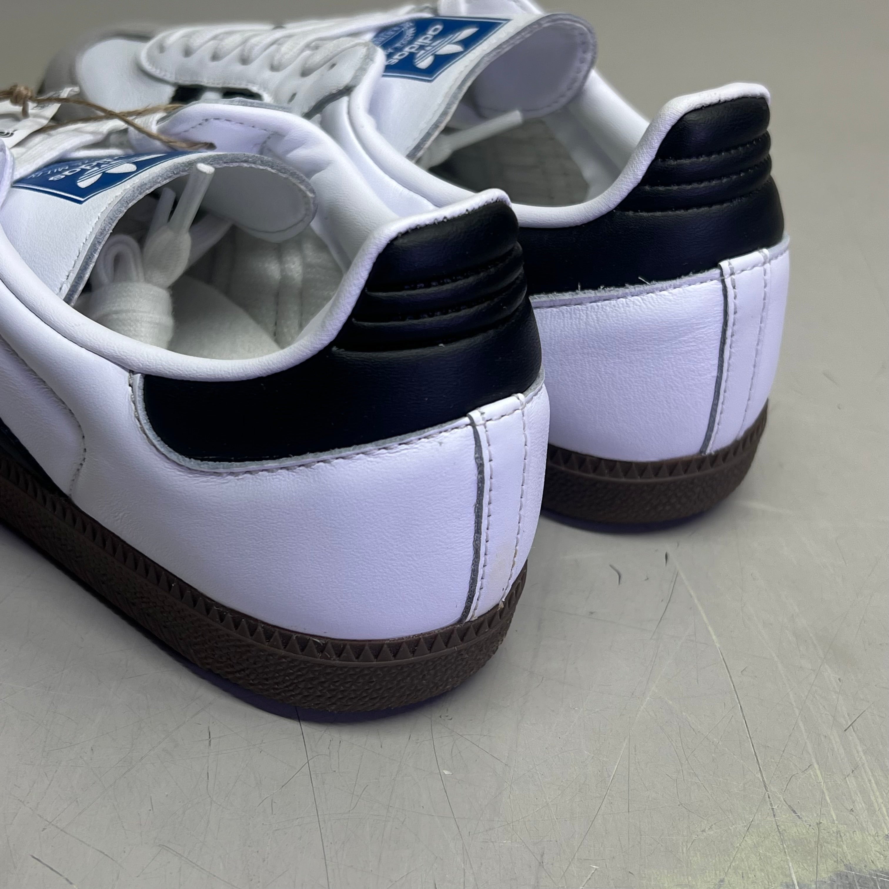 ZA@ ADIDAS Samba OG Sneaker Regular Fit Men's Sz 7.5 Black/White/Grey B75806 (As-is)