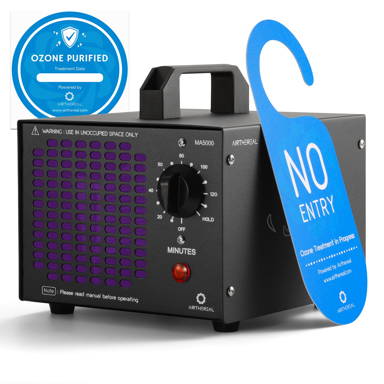 MA5000 Ozone Generator, Replaceable Ozone Plate Option