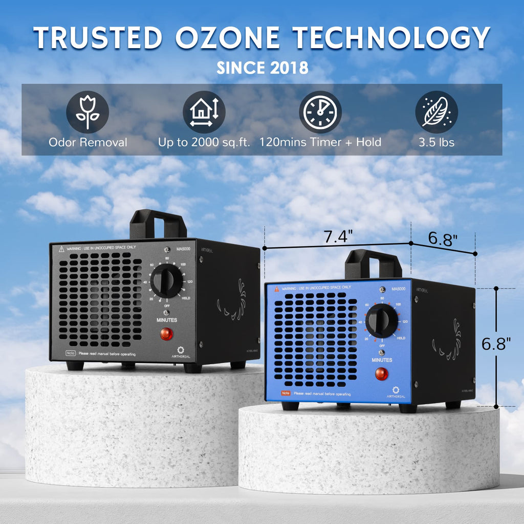 MA5000 Ozone Generator, Replaceable Ozone Plate Option