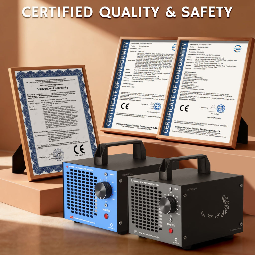 MA5000 Ozone Generator, Replaceable or Built-in Ozone Plate Option - European version