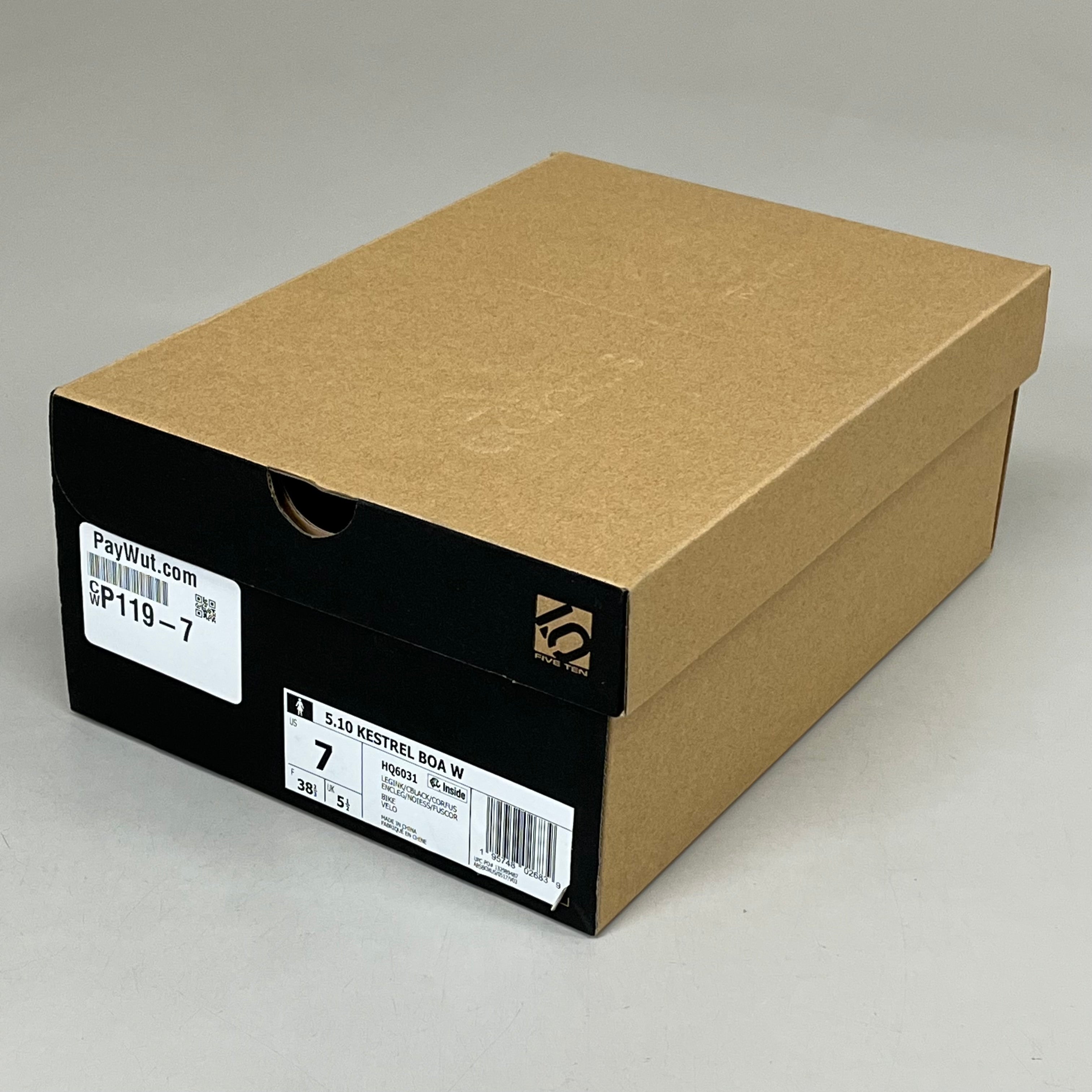 ADIDAS Five Ten Kestrel BOA Mountain Biking Shoes Womens Sz 7 Black/Blue HQ6031