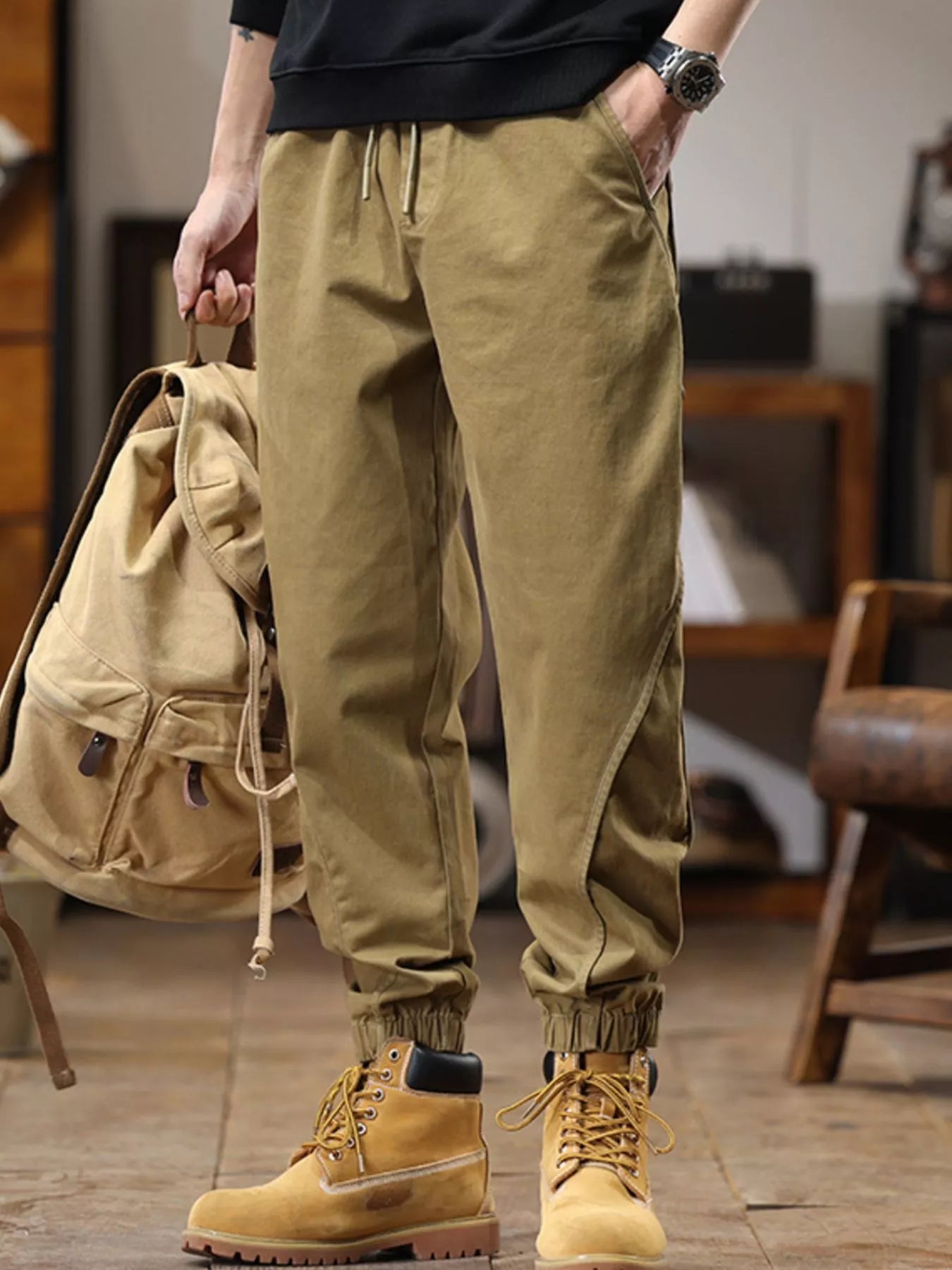 Men's Drawstring Jogger Plus Size