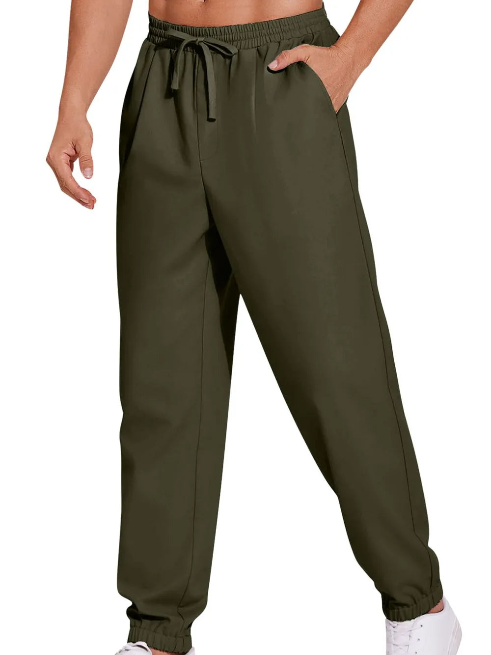 Men's Plus Size Drawstring Joggers