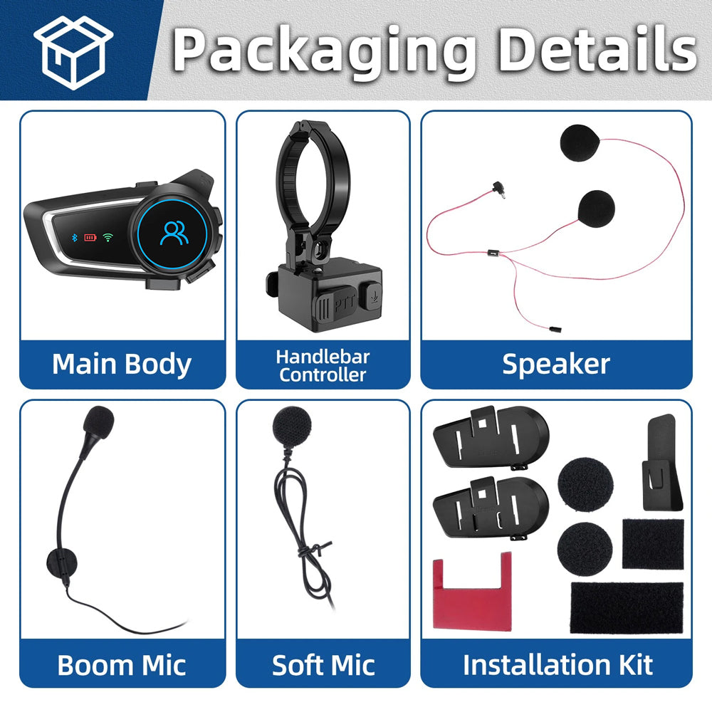 Ruyage Radio Motorcycle Helmet Headphones