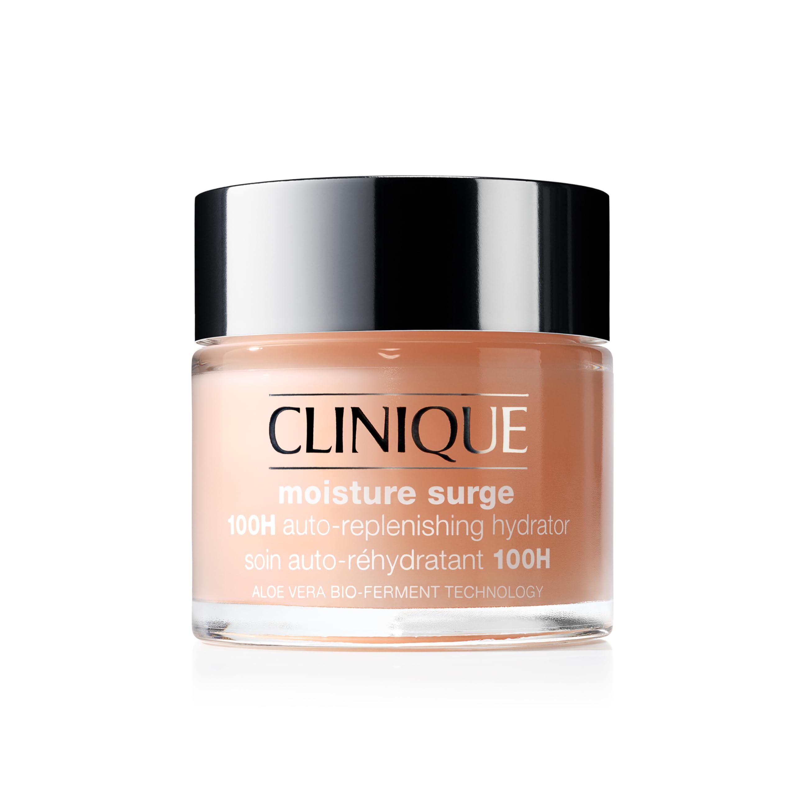 Clinique Moisture Surge 100H Auto-Replenishing Hydrator Oil Free Face Moisturizer | With Hyaluronic Acid, Aloe Bioferment and Vitamins C + E | For All Skin Types | Hydrating + Moisturizing