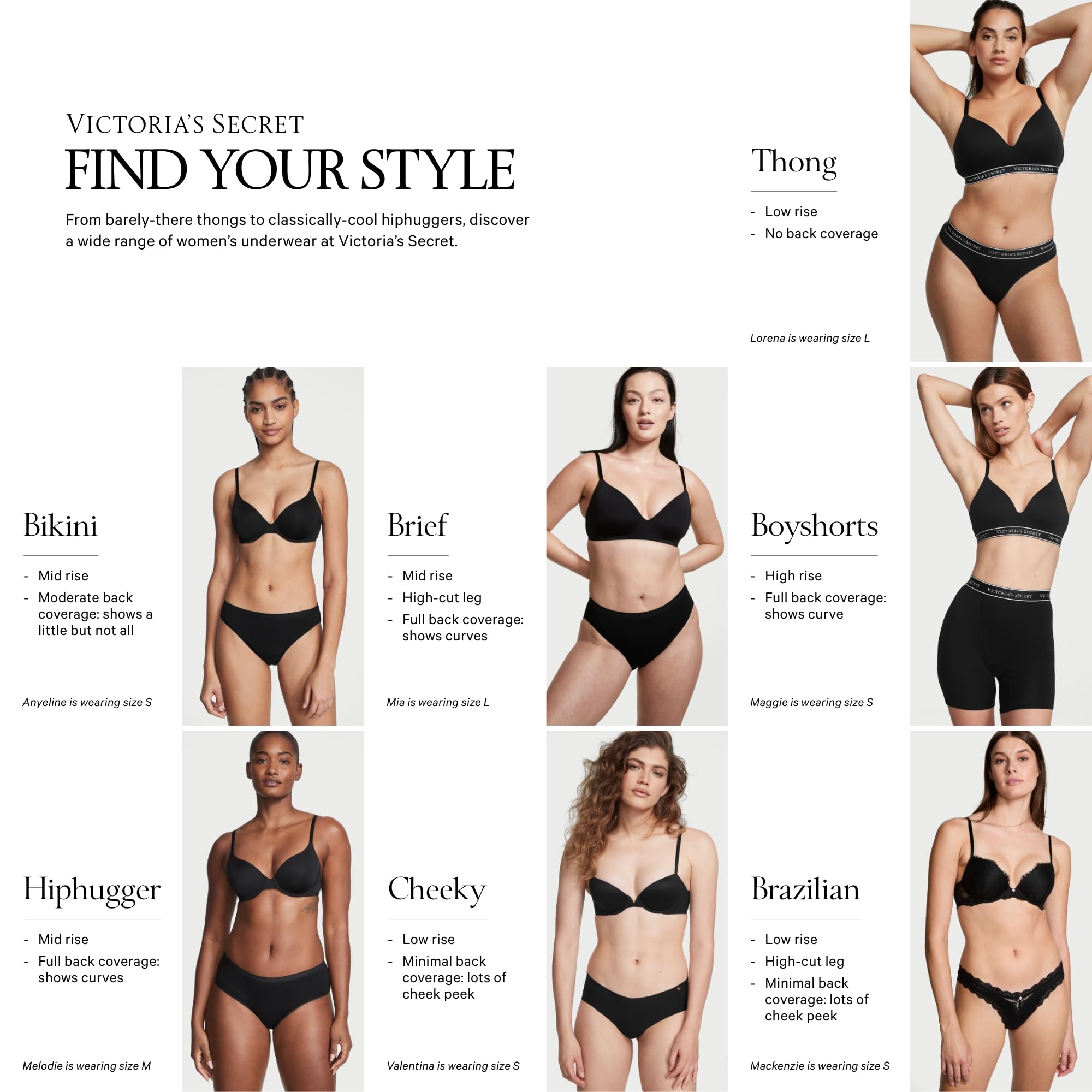 Victoria's Secret Seamless Bikini Panty Pack, Underwear for Women, 4 Pack, Multi (M)