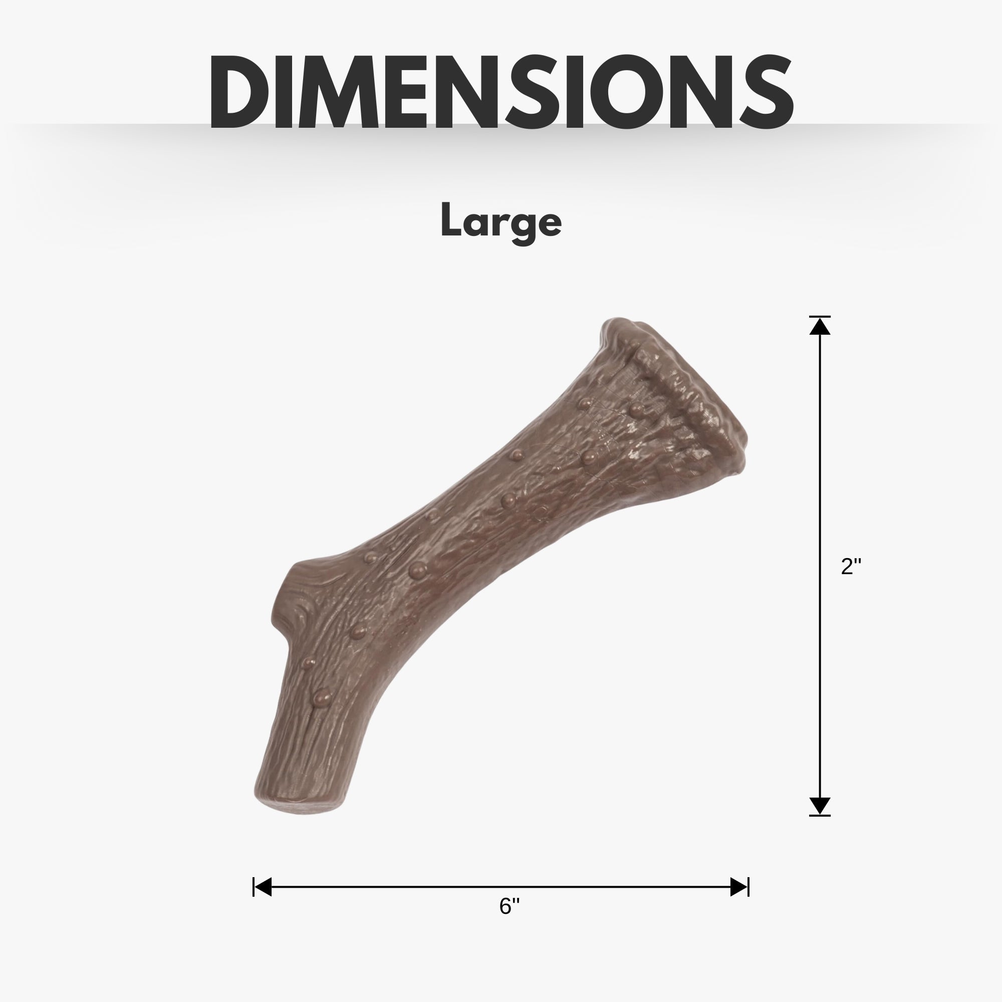 Country Living Nylon Antler Dog Chew Toy – with Natural Chicken Flavor