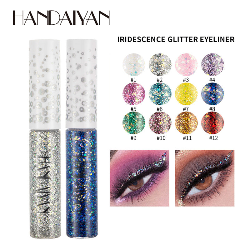 HANDAIYAN Symphony Eyeliner Eye Shadow Dream Shiny Eyeliner Jelly Bright Sequin Eyeliner Eye Shadow