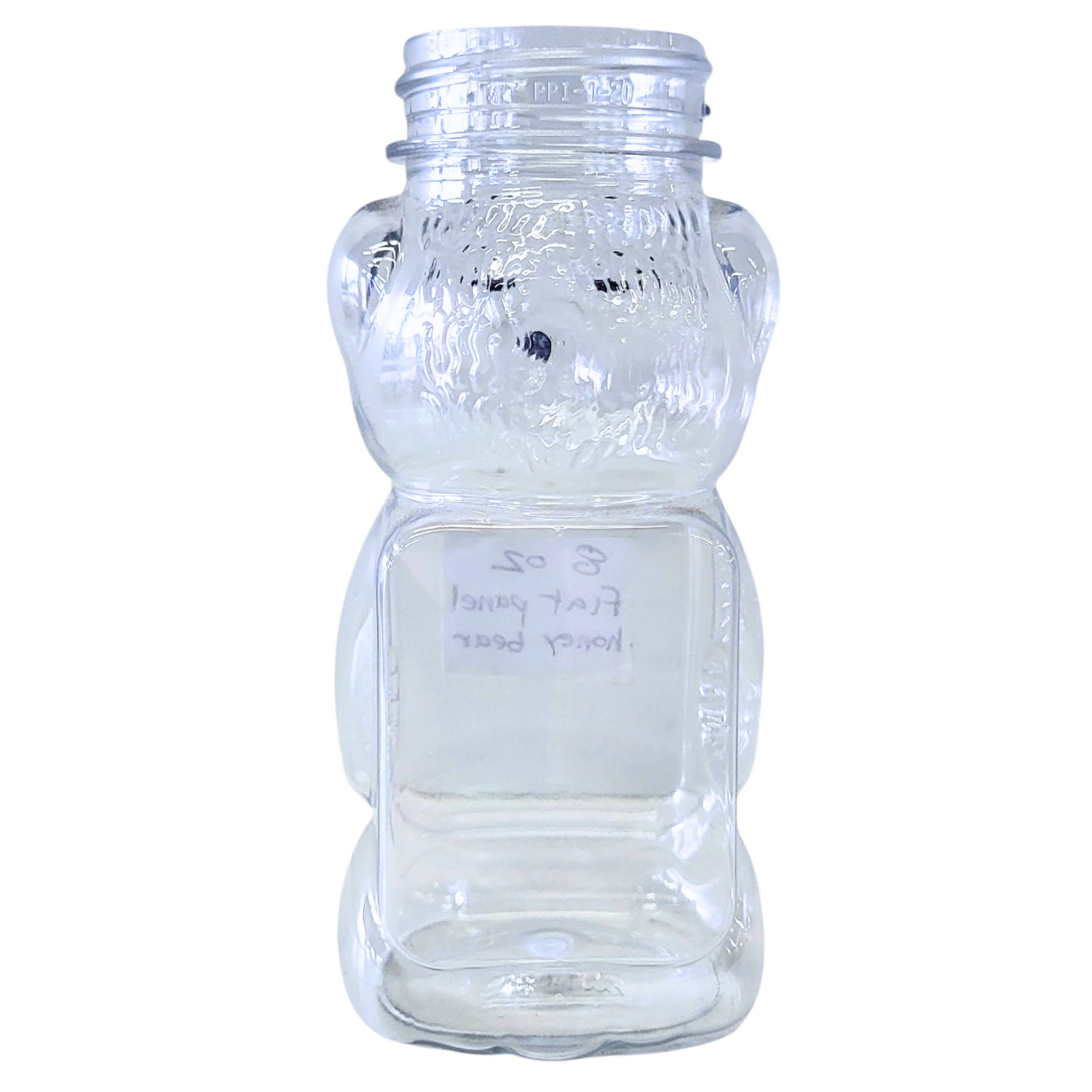 8 oz Plastic Flat Panel Honey Bears