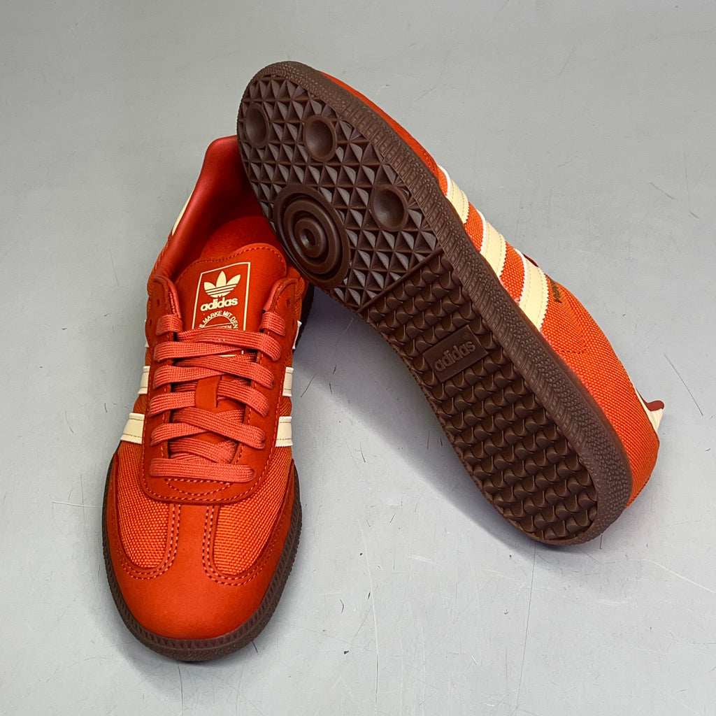 ZA@ ADIDAS Samba OG Soccer Inspired Sneaker Men's Sz 6.5 Collegiate Orange ID1453