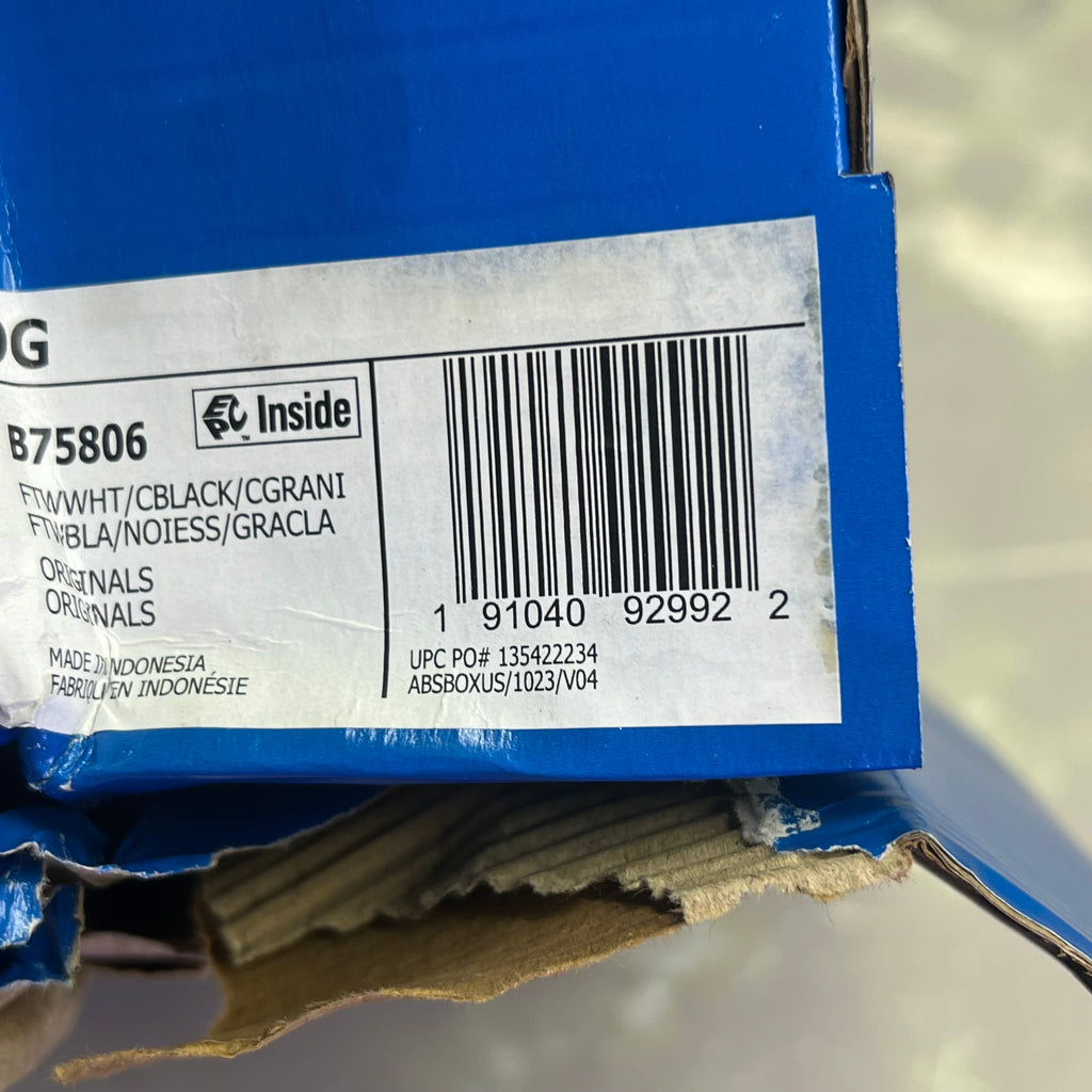 ZA@ ADIDAS Samba OG Sneaker Regular Fit Men's Sz 7.5 Black/White/Grey B75806 (As-is)