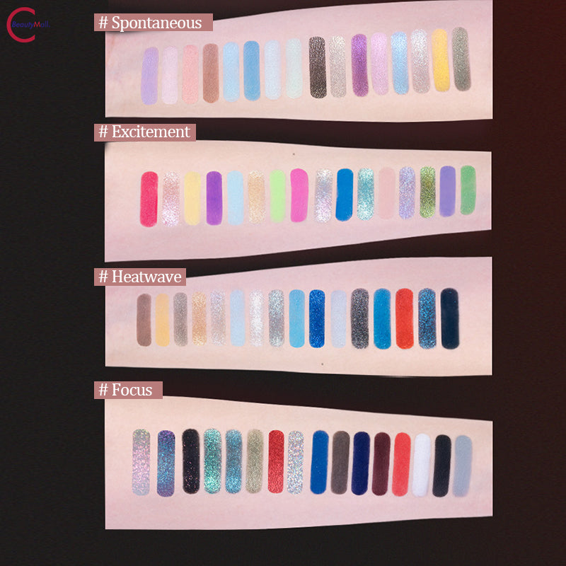 CHEERYEP (QIANYAN) 16-Color Natural Star Eye Shadow Palette - 07#Closer