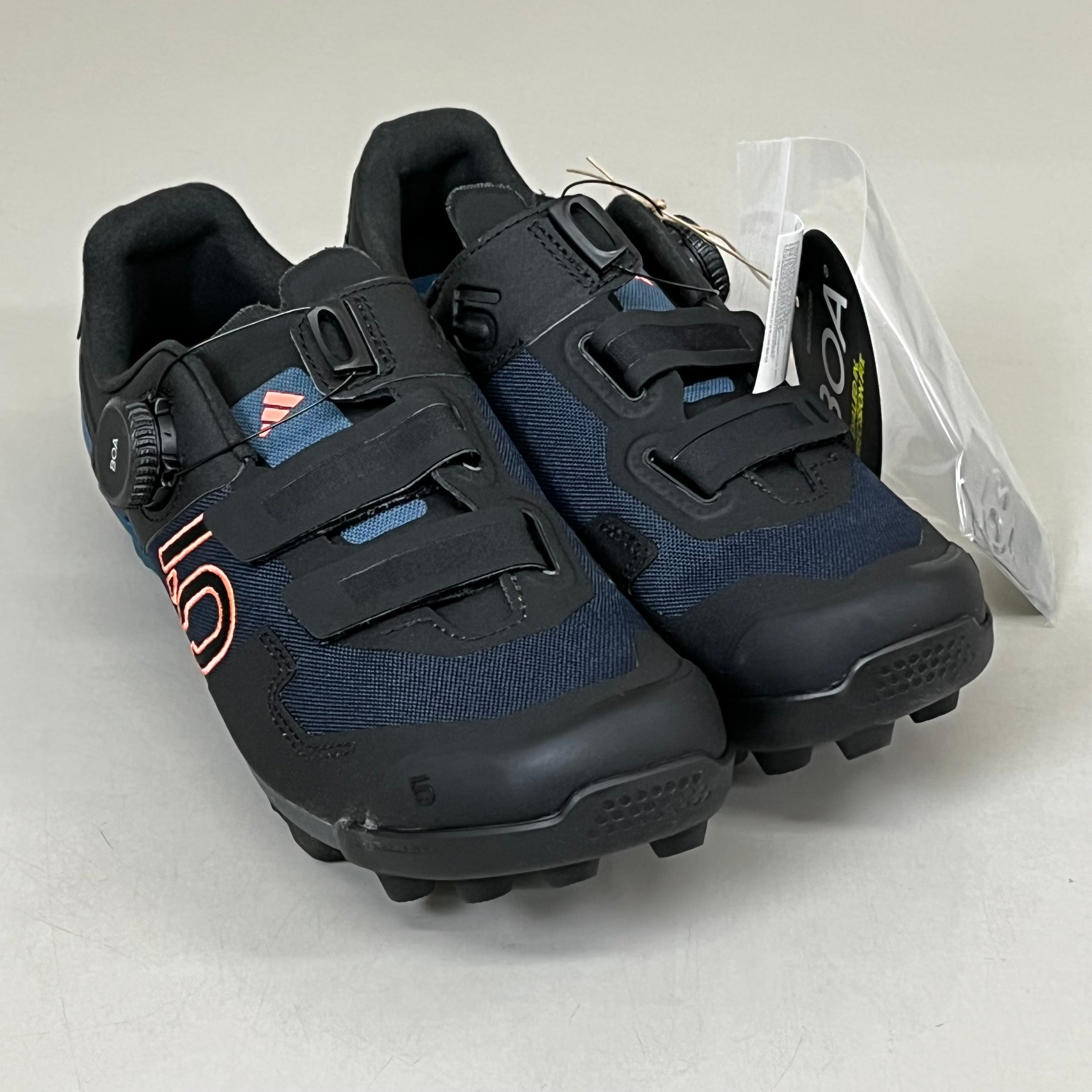 ADIDAS Five Ten Kestrel BOA Mountain Biking Shoes Womens Sz 7 Black/Blue HQ6031