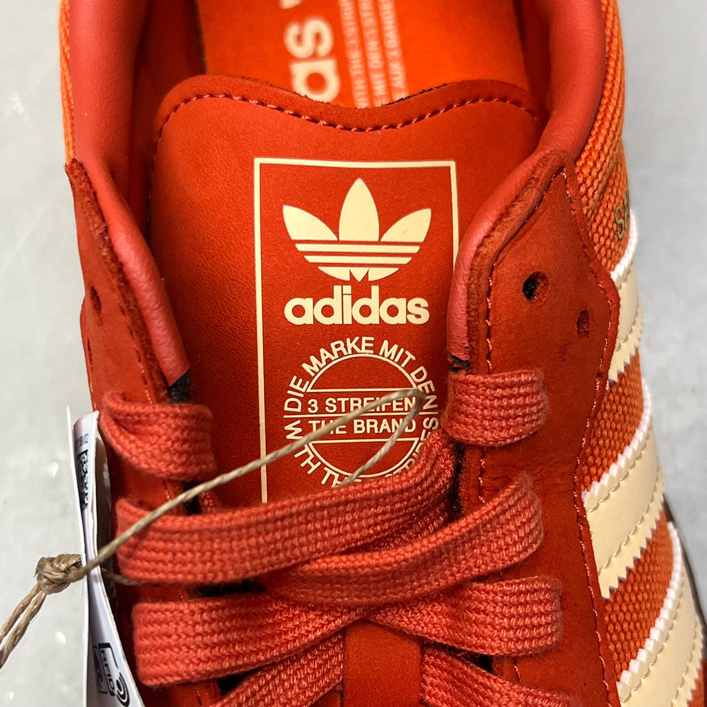 ZA@ ADIDAS Samba OG Soccer Inspired Sneaker Men's Sz 8.5 Collegiate Orange ID1453