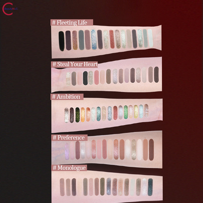 CHEERYEP (QIANYAN) 16-Color Natural Star Eye Shadow Palette - 07#Closer