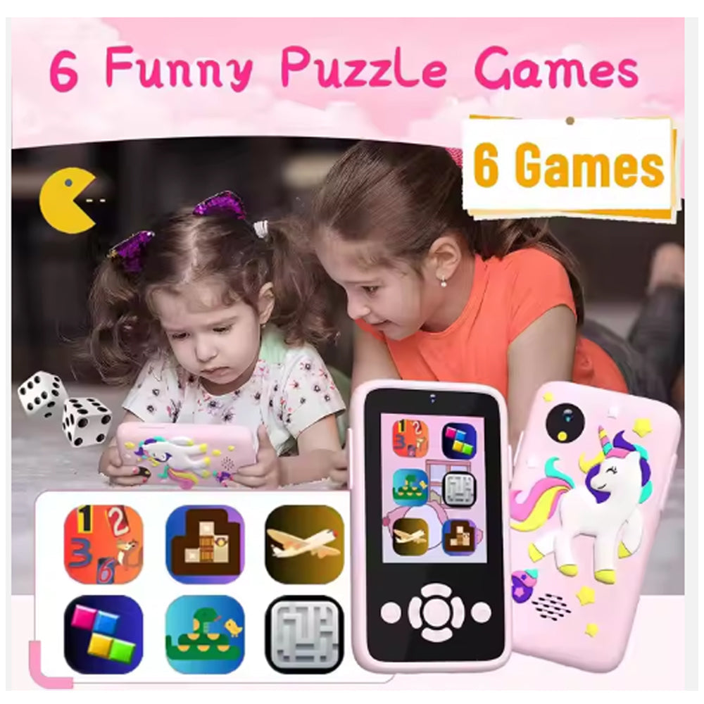 Kids Smartphone Button Camera Video Games Educational Toddler Toy