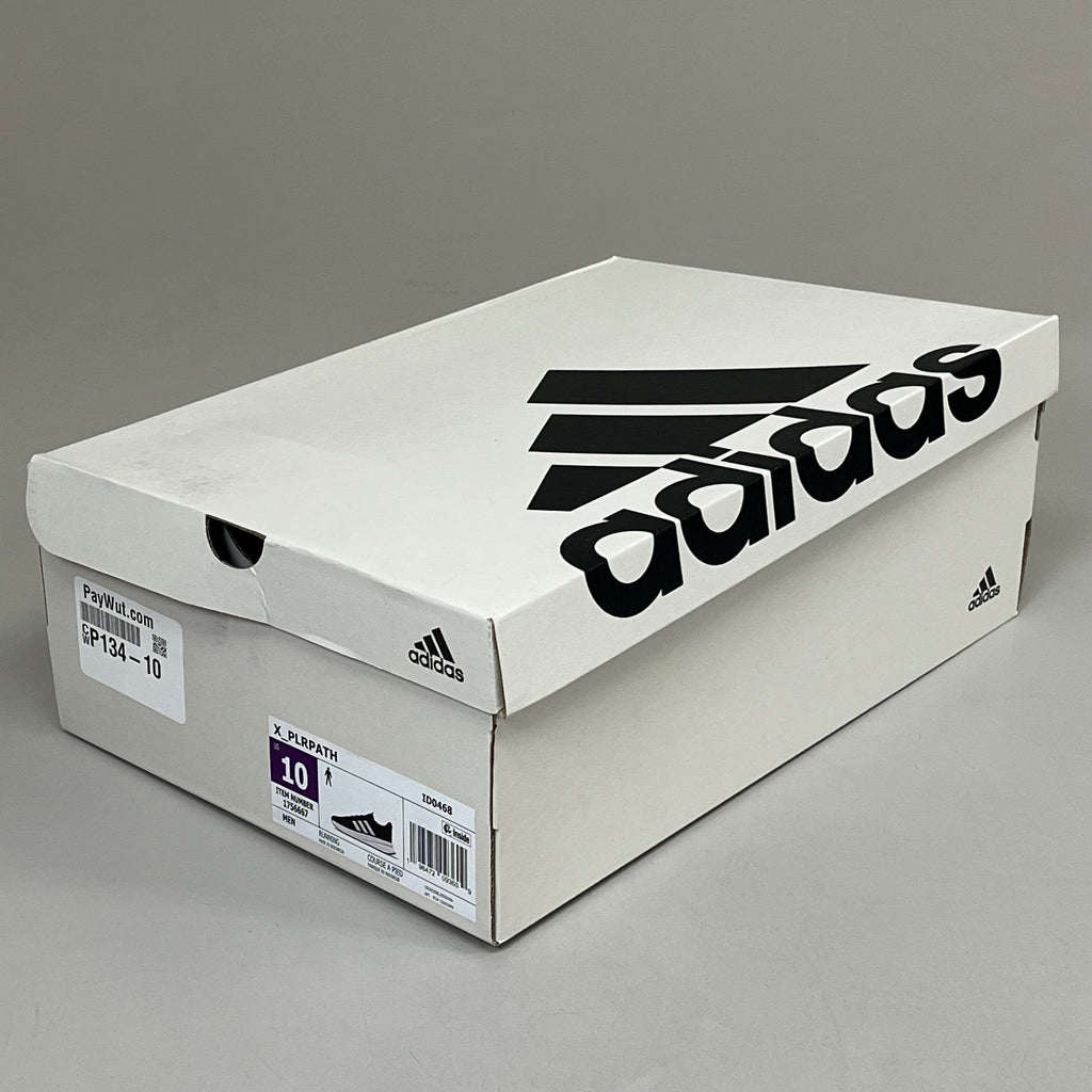 ADIDAS X_PLRPATH Running & Hiking Shoes Mesh Upper Men's Sz 10 White/Black ID0468