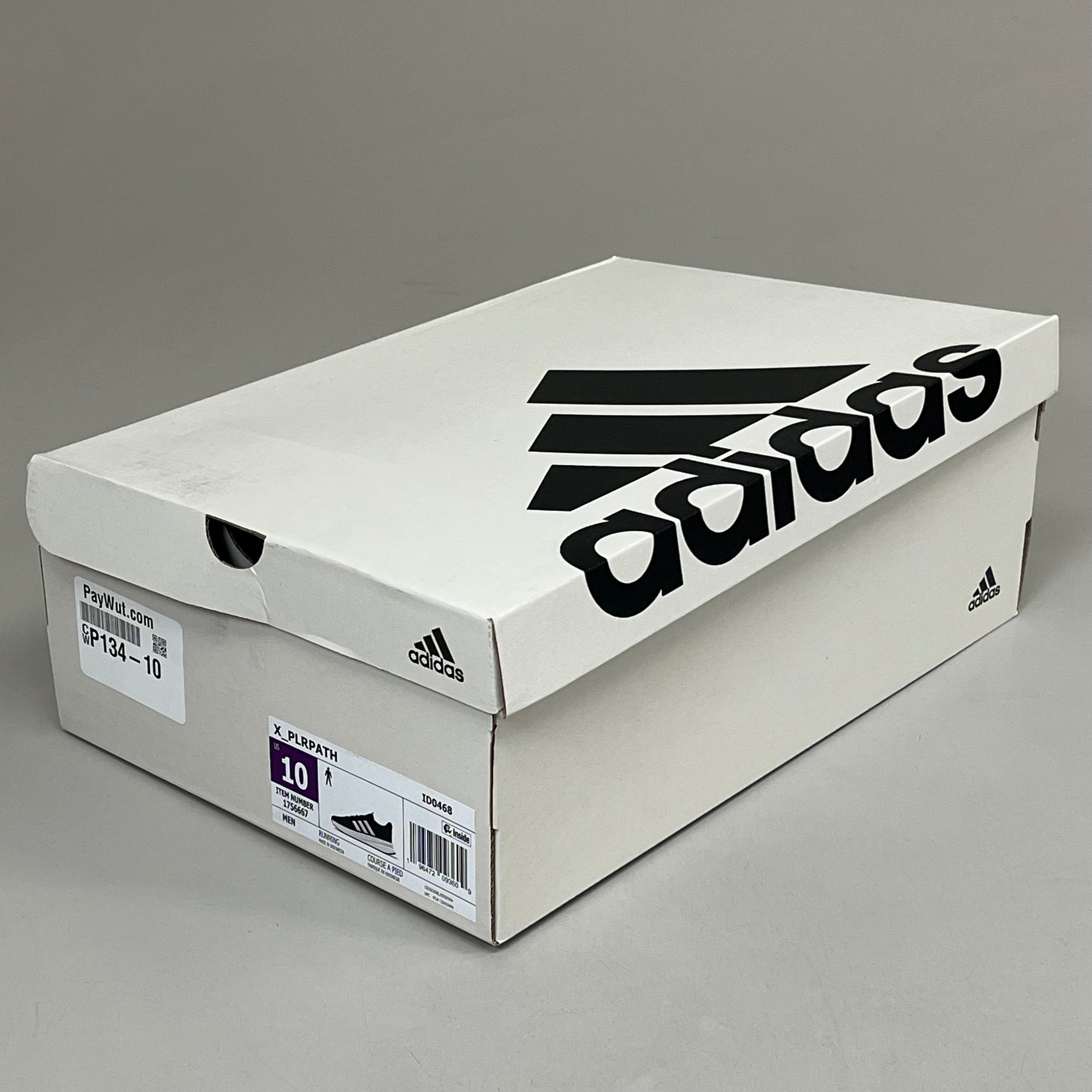 ADIDAS X_PLRPATH Running & Hiking Shoes Mesh Upper Men's Sz 10 White/Black ID0468