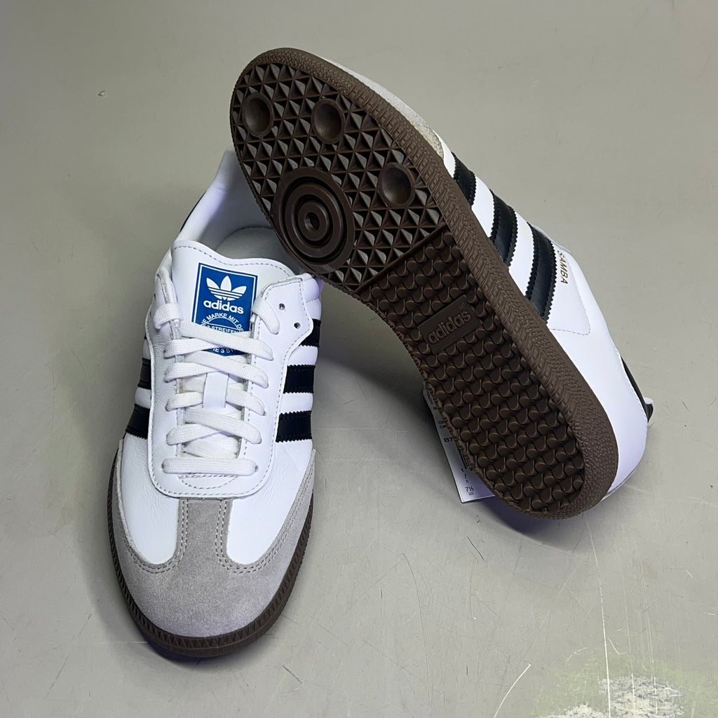 ZA@ ADIDAS Samba OG Sneaker Regular Fit Men's Sz 7.5 Black/White/Grey B75806 (As-is)