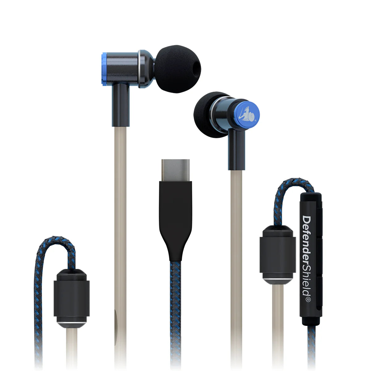 EMF Radiation-Free Earbuds Air Tube Stereo Headphones