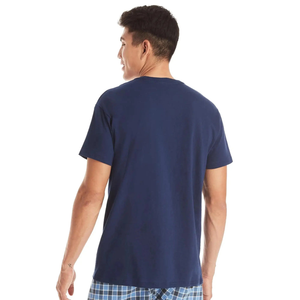 Hanes Men's Pocket Undershirt Pack – Cotton Crew Neck Moisture-Wicking Tee (6-Pack, XX-Large)