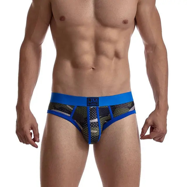JOCKMAIL Men's Briefs Underwear Blue