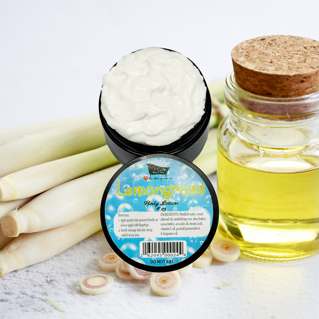 Lemongrass Organic Moisturizing Body Lotion with Shea & Cocoa Butter | 5 oz