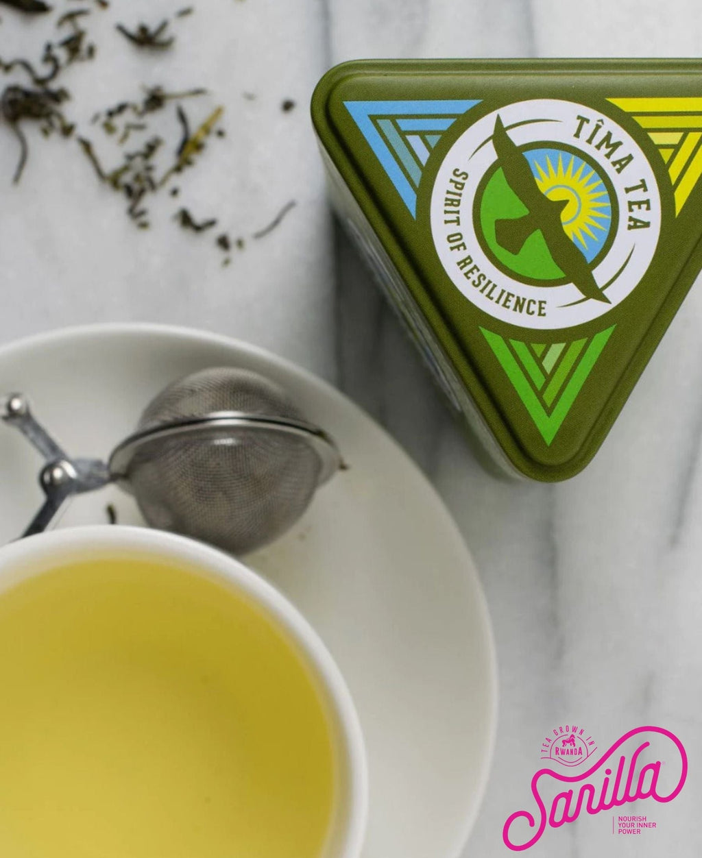 Sarilla Organic Green Tea Loose: Tins and Bulk
