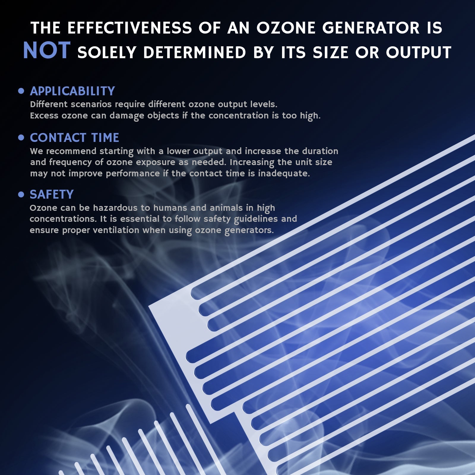 MA5000 Ozone Generator, Replaceable or Built-in Ozone Plate Option - European version