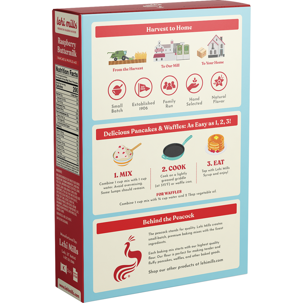Raspberry Buttermilk Pancake & Waffle Mix