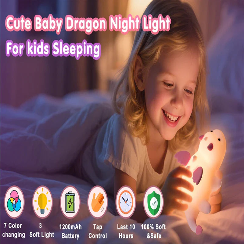 Cute Baby Dragon Night Light