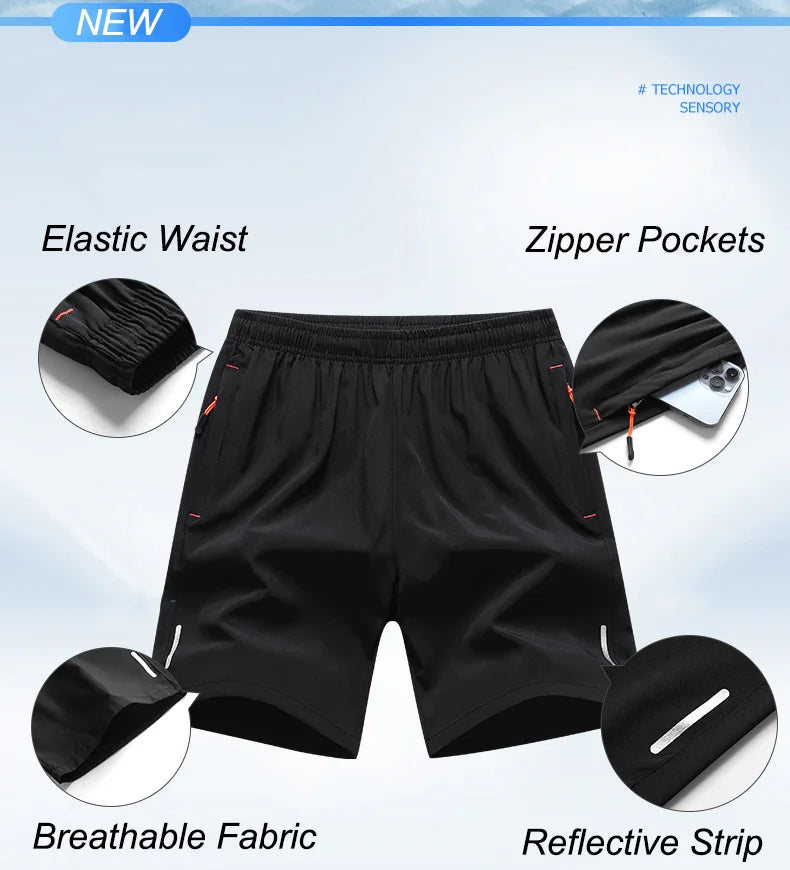 Men's Reflective Running Shorts
