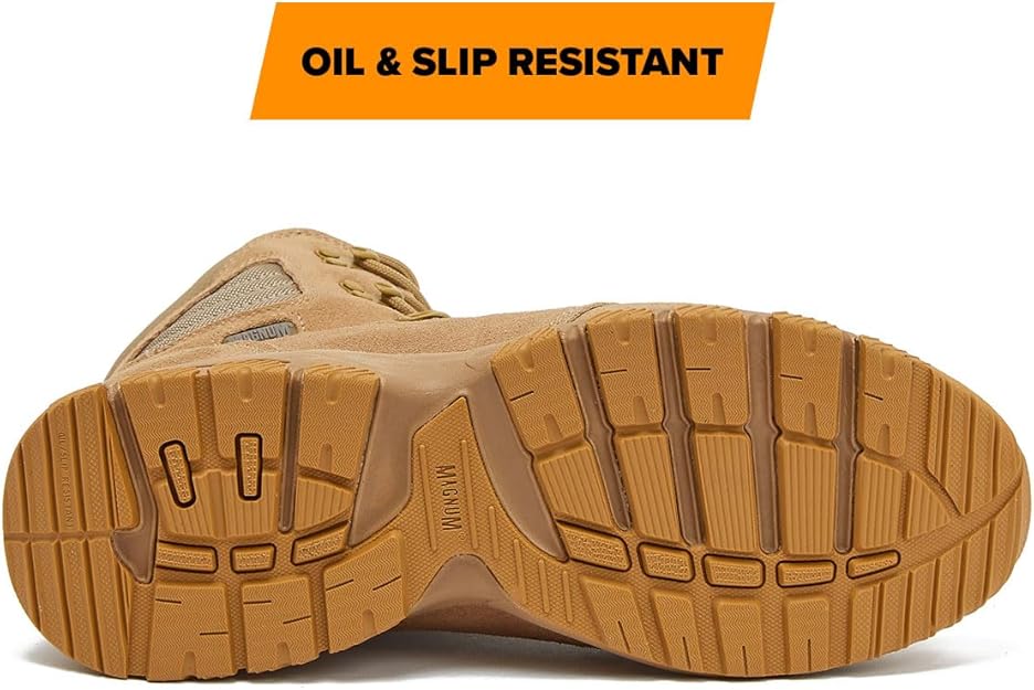 MAG STORM 8" Desert Military Tactical Boot SZ WP