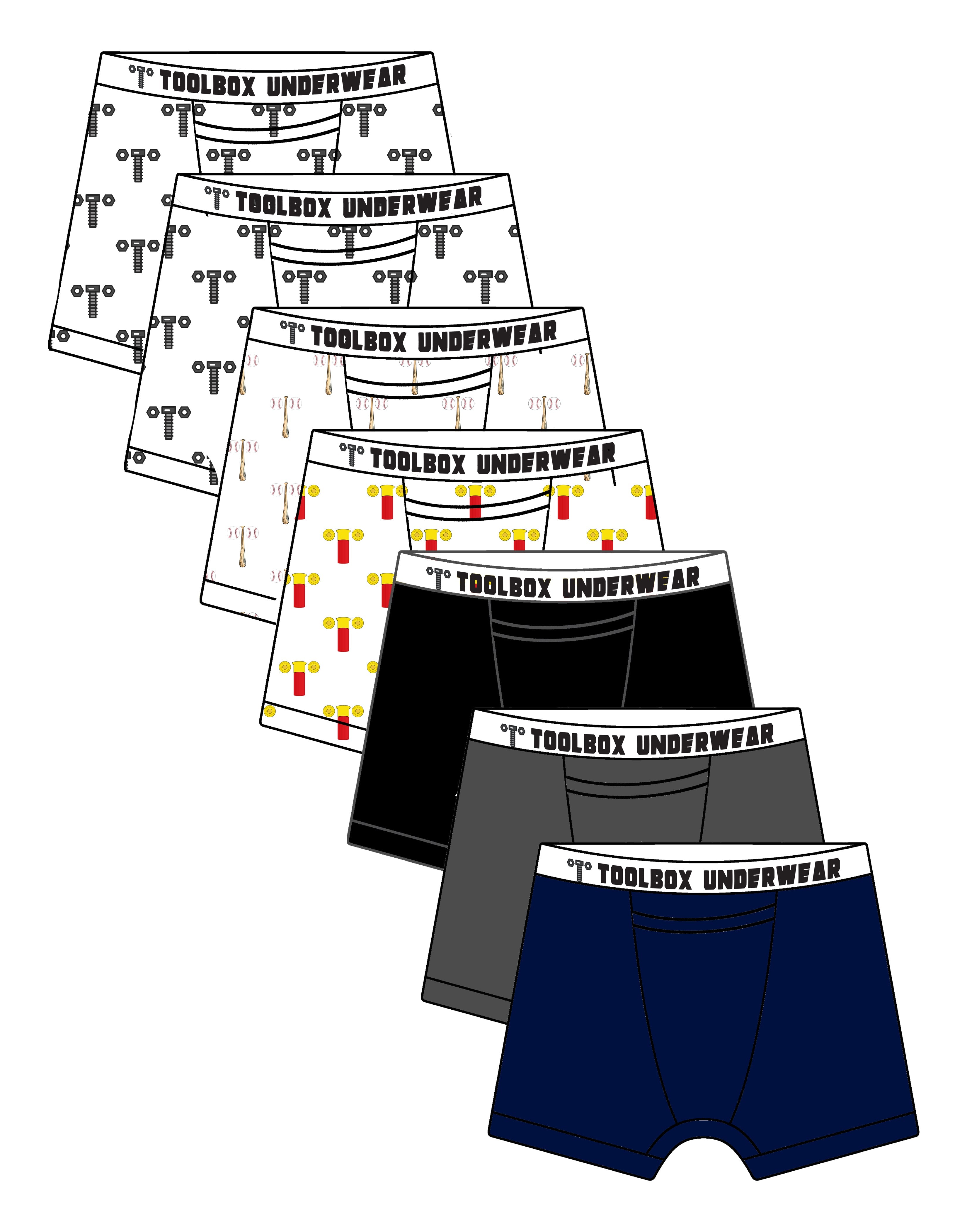 Toolbox Underwear - The Everything- Weeklong Pack